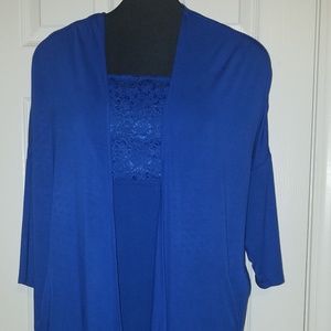 Tank w/matching overpiece - size 18/20